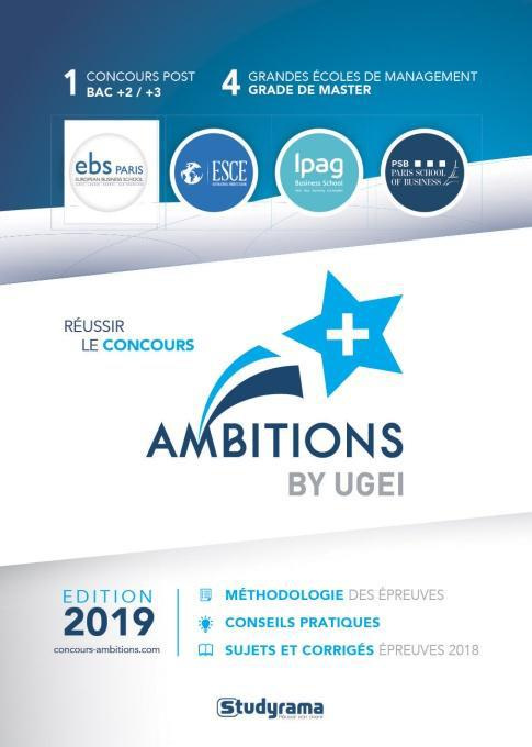 Emprunter Réussir le concours Ambitions . Edition 2019 livre