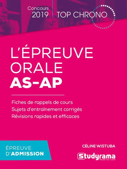 Emprunter L'épreuve orale AS-AP. Edition 2019 livre