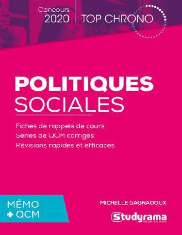 Emprunter Politiques sociales. Mémo QCM, Edition 2020 livre