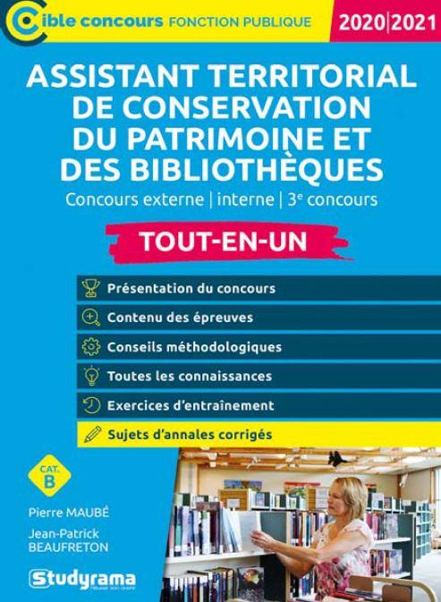 Emprunter Assistant territorial de conservation du patrimoine et des bibliothèques. Edition 2020-2021 livre