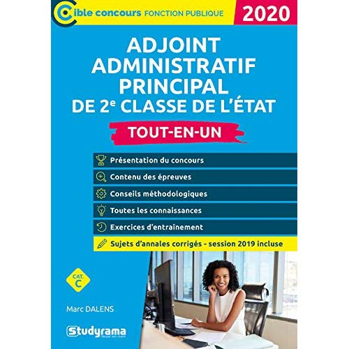 Emprunter Adjoint administratif principal de 2e classe de l'Etat. Edition 2020 livre