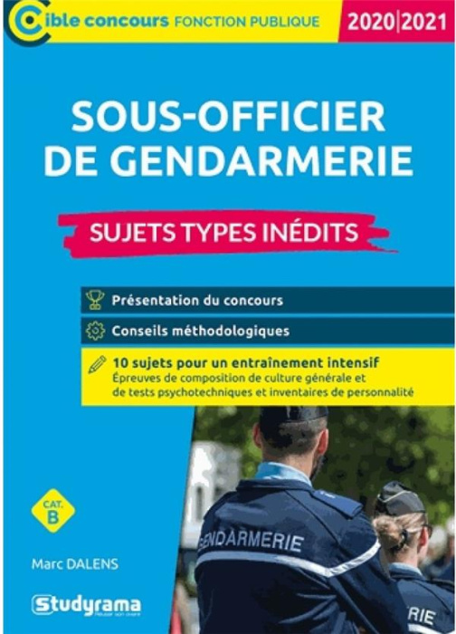 Emprunter Concours externe de sous-officier de gendarmerie. Sujets-types inédits, Edition 2020-2021 livre