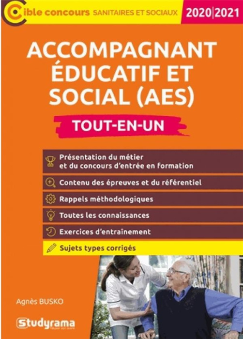 Emprunter Concours d'entrée en formation AES Accompagnant Educatif et Social. Tout-en-un, Edition 2020-2021 livre