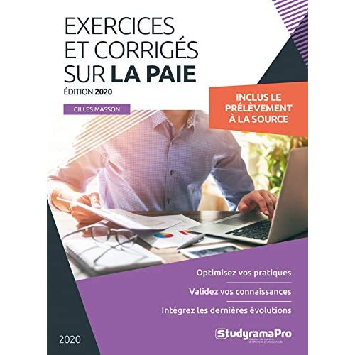 Emprunter Exercices et corrigés sur la paie. Edition 2020 livre