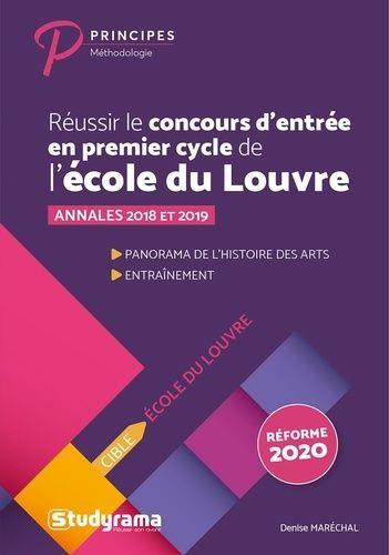 Emprunter Réussir le concours d'entrée en premier cycle de l'école du Louvre. Edition 2020 livre