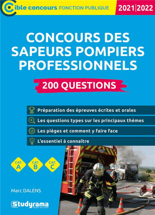 Emprunter Concours de sapeurs-pompiers professionnels. 200 questions, Edition 2021-2022 livre