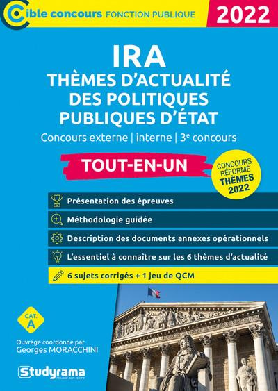 Emprunter Concours des IRA. Thèmes d'actualité des politiques publiques d'Etat Tout-en-un, Edition 2022 livre
