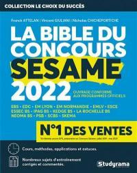 Emprunter La Bible du concours SESAME. Edition 2022 livre
