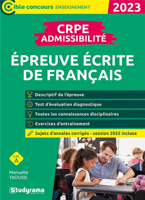 Emprunter Epreuve écrite de Français CRPE. Edition 2023 livre