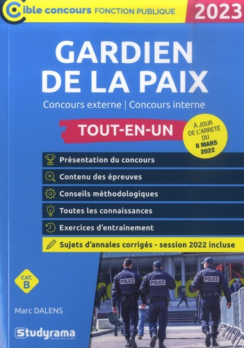 Emprunter Gardien de la paix. Concours externe, concours interne, Edition 2023 livre