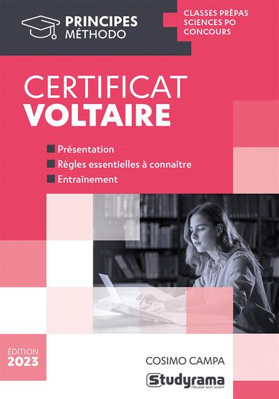 Emprunter Certificat Voltaire. Edition 2023 livre