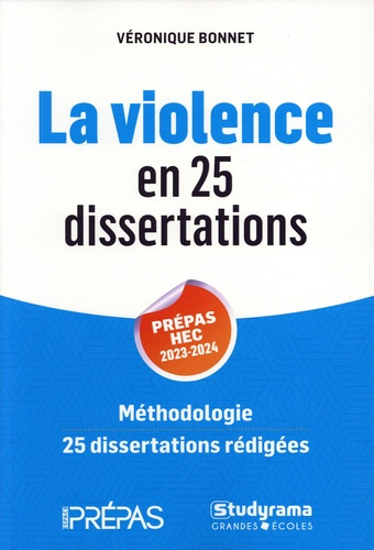 Emprunter La violence en 25 dissertations. Sujet des concours EC 2024, Edition 2023-2024 livre