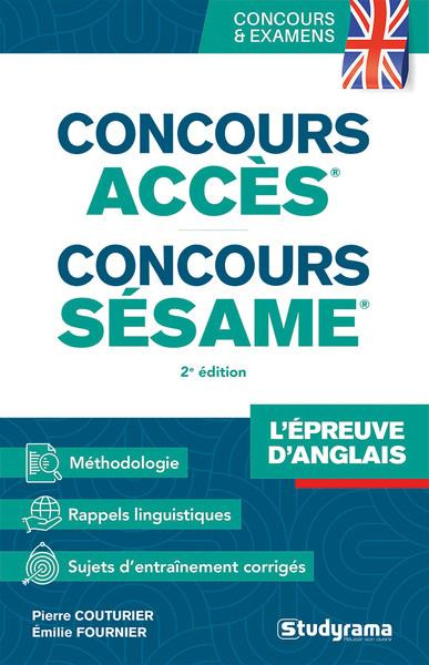 Emprunter CONCOURS ET EXAMENS - CONCOURS ACCES ET SESAME L'EPREUVE D'ANGLAIS livre