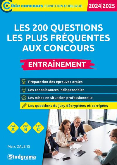 Emprunter Les 200 questions les plus fréquentes aux concours. Entraînement livre