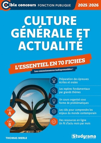 Emprunter Culture générale et actualité. L'essentiel à connaître, Edition 2025-2026 livre