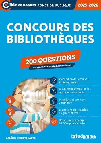 Emprunter Concours des bibliothèques. 200 questions, Edition 2025-2026 livre