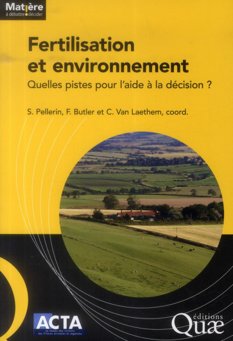 Emprunter FERTILISATION ET ENVIRONNEMENT QUELLES PISTES POUR L'AIDE A LA DECISION livre