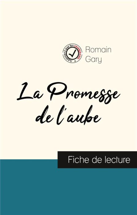 Emprunter La promesse de l'aube. Fiche de lecture livre