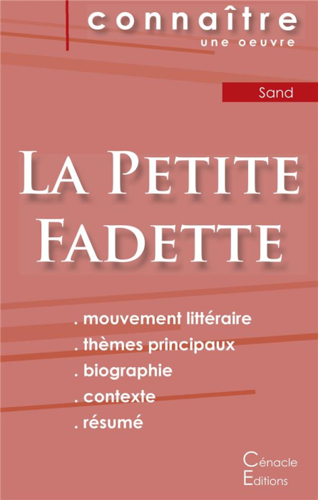 Emprunter La petite Fadette. Fiche de lecture livre