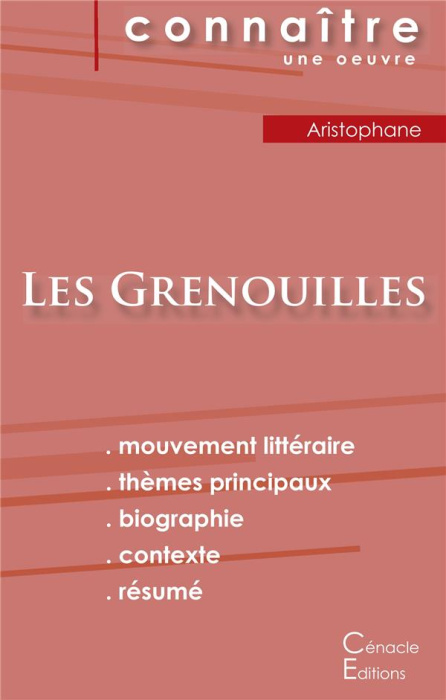 Emprunter Les grenouilles. Fiche de lecture livre