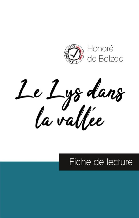 Emprunter Le Lys dans la vallée de Balzac (fiche de lecture et analyse complète de l'oeuvre) livre