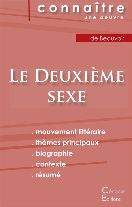 Emprunter Le deuxième sexe Tome 1 : Les faits et les mythes. Fiche de lecture livre