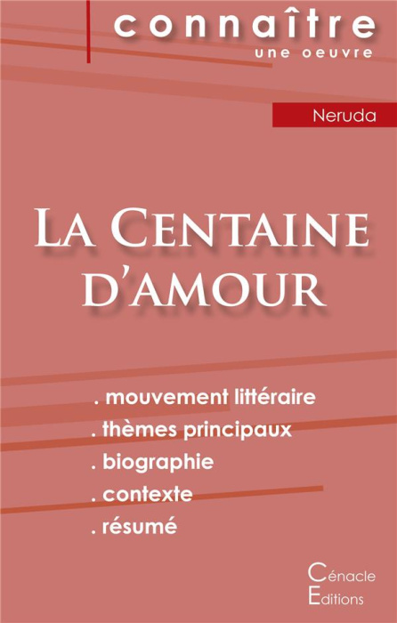 Emprunter La centaine d'amour. Fiche de lecture livre