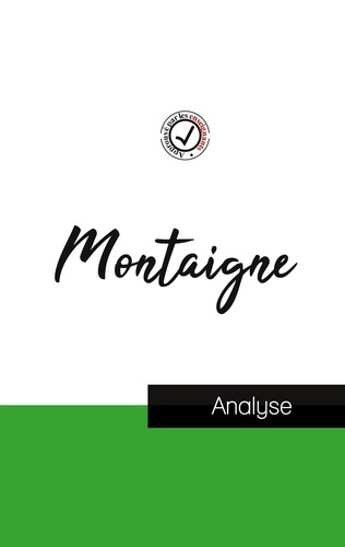 Emprunter Montaigne. Etude de la pensée livre