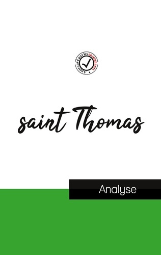 Emprunter saint Thomas (étude et analyse complète de sa pensée) livre