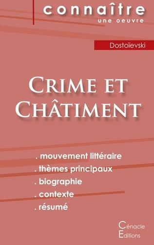 Emprunter Fiche de lecture Crime et Châtiment (Analyse littéraire de référence et résumé complet) livre