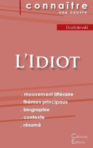 Emprunter Fiche de lecture L'Idiot (Analyse littéraire de référence et résumé complet) livre