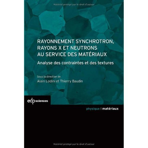 Emprunter RAYONNEMENT SYNCHROTRON, RAYONS X ET NEUTRONS livre