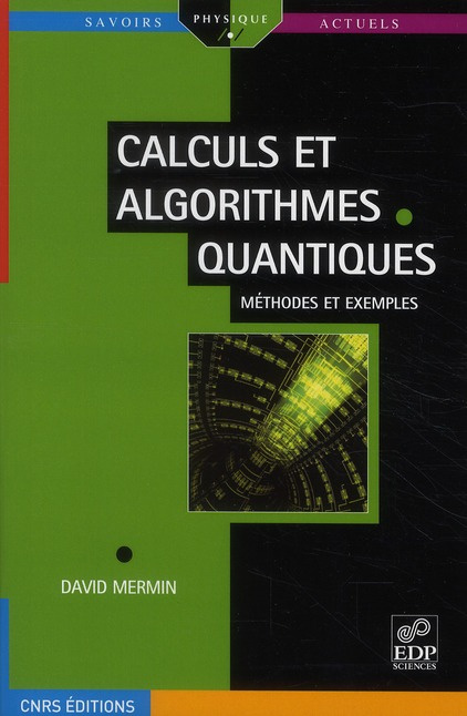 Emprunter CALCULS ET ALGORITHMES QUANTIQUES livre