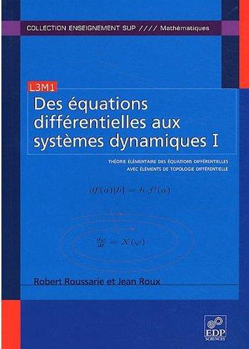 Emprunter EQUATIONS DIFFERENTIELLES AUX SYSTEMES DYNAMIQUES T1 livre