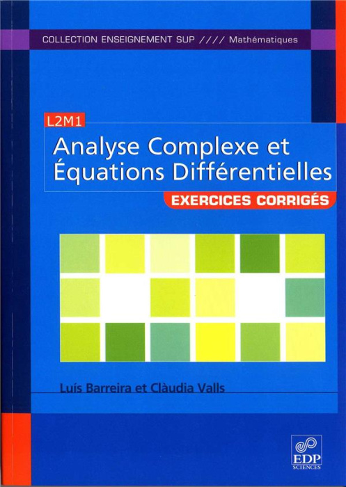 Emprunter EXERCICES D'ANALYSE COMPLEXE ET EQUATIONS DIFFERENTIELLES livre