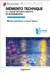 Emprunter MEMENTO TECHNIQUE A L USAGE DES BIOLOGISTES livre