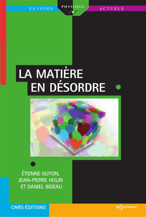 Emprunter La matière en désordre livre