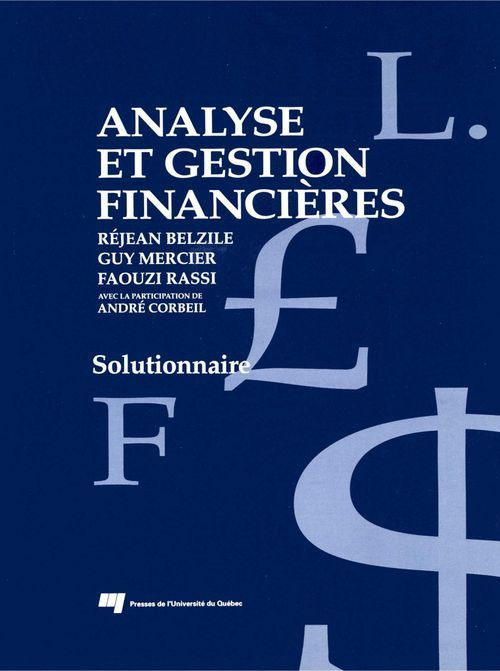 Emprunter ANALYSE ET GESTION FINANCIERES livre