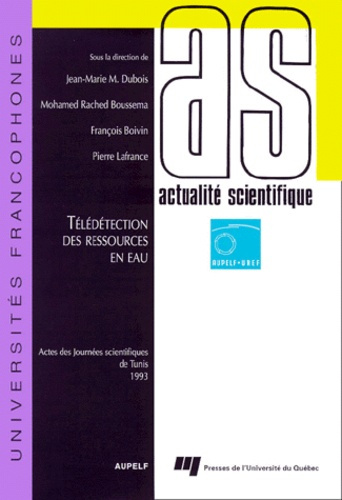 Emprunter TELEDETECTION DES RESSOURCES EN EAU livre