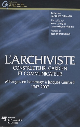 Emprunter ARCHIVISTE livre