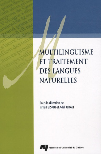 Emprunter MULTILINGUISME ET TRAITEMENT DES LANGUES NATURELLES livre