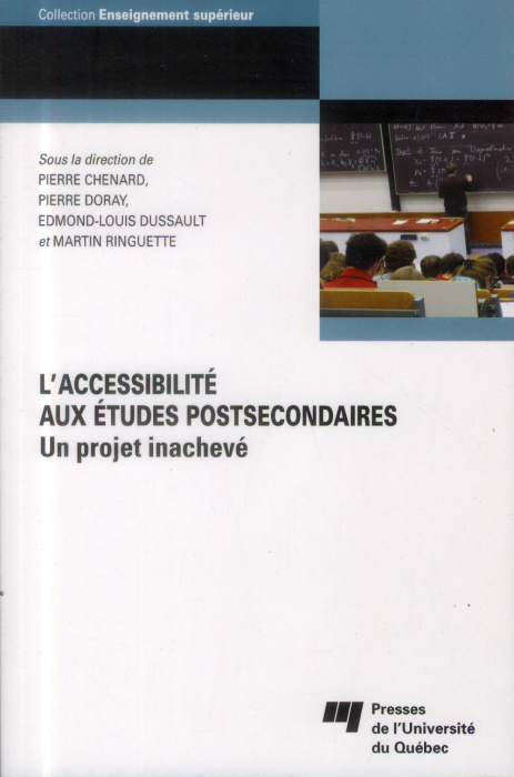 Emprunter ACCESSIBILITE AUX ETUDES POSTSECONDAIRES livre