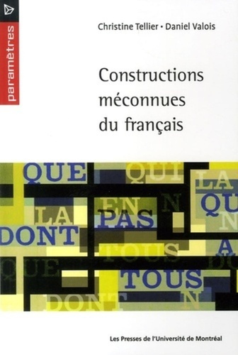 Emprunter Constructions méconnues du Français livre