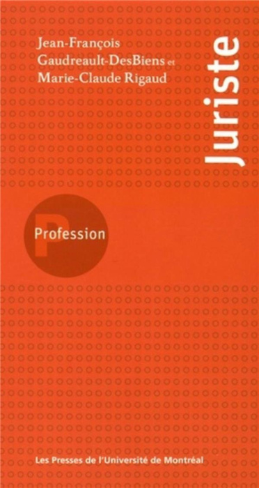 Emprunter Profession juriste livre
