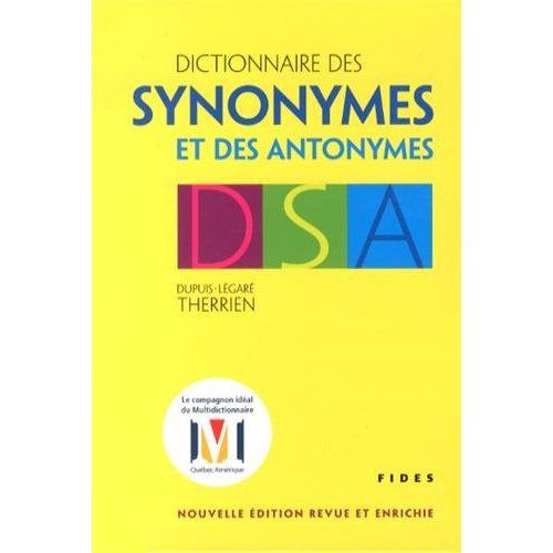 Emprunter Dictionnaire des synonymes et des antonymes. Edition revue et augmentée livre