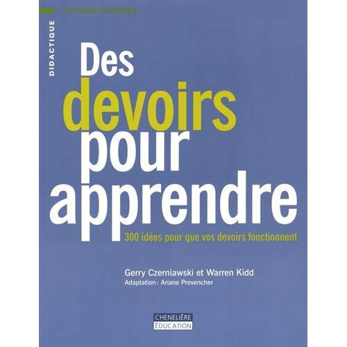 Emprunter Des devoirs pour apprendre livre