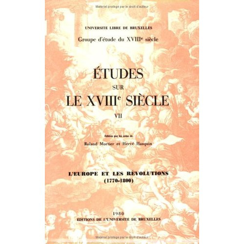 Emprunter L'Europe et les révolutions 1770-1800 livre