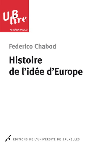 Emprunter Histoire de l'idée d'Europe livre
