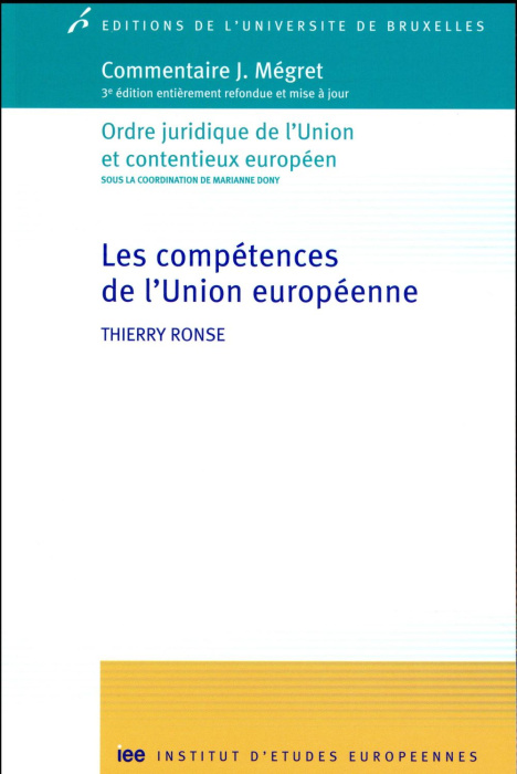 Emprunter Les compétences de l'Union européenne. 3e édition livre