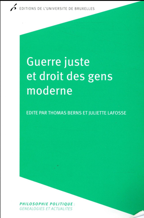 Emprunter Guerre juste et droit des gens moderne livre